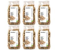 Amoreterra, (6 Pz.) Pasta Senatore Cappelli integrale Bio Maccheroni 500g, Grani antichi, artigianale biologica, trafila al bronzo, essiccata bassa temperatura, farina a pietra in antico mulino