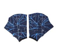 Amori da nuoto a rete con supporto da nuoto in silicone unisex con design a mezzo taglio, robusto equipaggiamento 'acqua | guanti da paddle, con materiale elasticizzato, per allenamento, lezioni