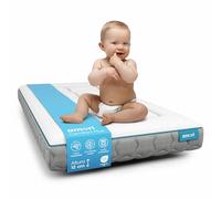 AMORI - Materassino Antisoffoco 70x140 cm per Culla Lettino - Spessore 12 cm - Traspirante, Sfoderabile, Anallergico, Antiacaro - Doppia Faccia Estate/Inverno - Certificato OEKO-TEX - Comfort Plus