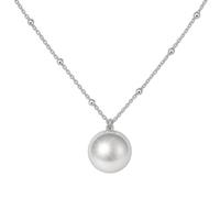 amorili Chiama Angeli Collana Gravidanza Bola Messicana 18 mm in acciaio- Ciondolo Sonoro con Catena Lunga 95 cm - Idea Regalo per Donna Incinta - con Certificato di Garanzia cll0908