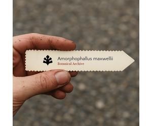 Amorphophallus maxwellii SEEDS - - SEMI Giglio voodoo | Fiore cadavere