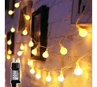 Amorxiao 20M 150LED Sfera Luci per Natale, IP44 Impermeabile, Con telecomando, Lucine Decorative, per Natale, Giardino, Matrimonio, Festa, Patio, Decorazione di Esterni Interni