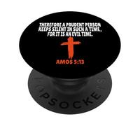 Amos 5:13 Versetti della Bibbia Scrittura PopSockets PopGrip Adesivo