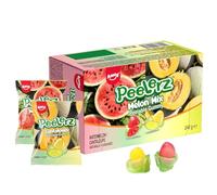 AMOS Peelerz Melon Mix Gommose da Sbucciare, Caramelle Anguria Melone 240g