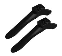Amosfun 1 Paio Supporto Della Televisione Piedistallo Televisivo Base Tv Gambe Del Supporto Di Base Tavolo Porta Tv Stand Di Visualizzazione Stands Televisivi Lega Di Alluminio Nero