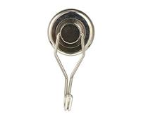 Amosfun 1 Pezzo Gancio Magnetico Rotante Extra Forte per Cucina Bagno e Casa Facile Installazione su Superfici Metalliche Resistente Graffi e Capacità Carico