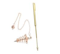 Amosfun 1 Set Bacchetta da Rabdomante con Lungo Strumento Misura per Radiestesia e Facile da Portare e Utilizzare Accessorio per Caccia Al e Ricerca Spirituale