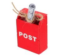 Amosfun 1 Set Cassetta Postale Giocattolo Modello Giocattolo Per Cassetta Della Posta Mini Cassetta Delle Lettere Per Bambole Piccola Cassetta Della Accessori Piccola Casa Scrivania Carta