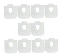 Amosfun 1 Set Copriwater Usa E Getta Tappetini Igienici Impermeabili Per Accessori Per Toilette Pubbliche Protezione Per Adesivo E Delicato 10 Pezzi