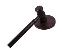 Amosfun 1 Set Il martello Zhou che cattura i martelli martello a martello piccolo avvocato mini martelletto del giudice giocattolo con martello per giochi di ruolo di legno