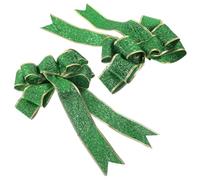 Amosfun 1 Set Nastro di Raso Verde Arco Archi St Patricks Day Accessories San Patrick Day Accessori St. Fiocco per La Porta del di San Patrizio St. Il Layout di Patrick 2 Pezzi