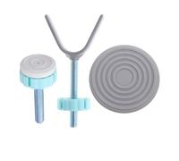 Amosfun 1 Set Stairway Guardrail parti di gate per adattatore per cancelletto per ringhiera Bulloni a vite del cancello Sostituzione parti cancelletto per plastica abs
