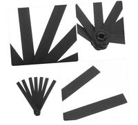 Amosfun 10 Pezzi Nervature a ventaglio Pieghevoli telai di Riparazione per ventole Pieghevoli Parti di telai per in plastica Black