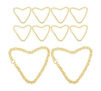 Amosfun 10 Pezzi Specchietto Auto Piccolo Anatroccolo Oro Metallo | Specchietto Retrovisore e Plancia, Look Originale e Simpatico, Adatto a Feste e Casa
