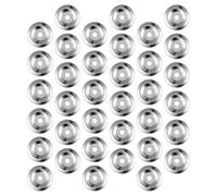 Amosfun 100 Pezzi Anelli Percussione in Acciaio Inossidabile per Piatti e Set di Batteria, Accessori Tamburello Suono Puro e Durata Elevata per Performance e Prove