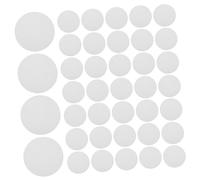 Amosfun 100 Pezzi Carta da Filtro Rotonda per Laboratorio Alta Assorbenza Carta Assorbente Quantitativa per Esperimenti Chimici e Ricerca Industriale