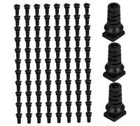 Amosfun 100pezzi Fermacavi Pressacavi per Cavi Spiraliforme Connettori per Cavi Elettrici in Materiale ABS Fermacavo Pressacavo per Diverse Esigenze