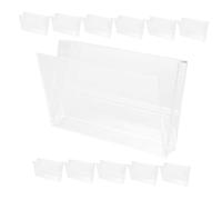 Amosfun 12 Pezzi Scatola di conservazione del Nastro portacassetta Cancella i titolari di Cassette scatole Trasparenti per Cassette Musicali Organizzatore di deposito in plastica pp