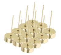 Amosfun 12pezzi Portacandele Metallico Per Decorazioni Natalizie Picchetto Per Albero Di Natale e Feste Atmosfera Festiva e Resistente Per Eventi Speciali