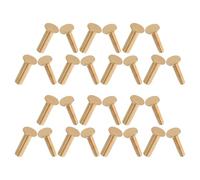 Amosfun 14 Paia di Rivetti per Manici in Acciaio Inossidabile per Coltelli da Chef e Posate Perni di Fissaggio per Manici in Legno Accessori per Riparazione Fai da Te di Utensili da