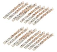 Amosfun 16 Pezzi Mezuzah Ebraica Kosher in Carta Robusta con Preghiere Tradizionali, Pezzi di Benedizione per Stipiti Porte Casa, Decorazioni Religiose e Regali per Celebrazioni