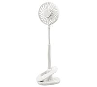 Amosfun 1pezzi Ventilatore Usb Multifunzionale Con Lampada Led e Ventilatore Da Tavolo Con Clip Luce Notturna Creativa Bianco Per Ufficio e Dormitorio