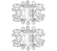 Amosfun - 2 clip in cristallo per scarpe in acrilico, per matrimoni, festival, scarpe, decorazioni per donne e ragazze