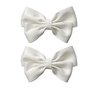 Amosfun 2 Clip per Scarpe da Matrimonio, per Scarpe da Sposa, per Scarpe da Sposa, con Clip, Fiocco Rimovibile, per Feste, Matrimoni, Fai da Te