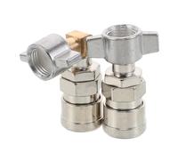 Amosfun 2 Pezzi Adattatore Rapido Compressore Aria con Raccordi Dritti e Curvi Connettori Pneumatici Resistenti Alta Pressione per Tubo Compressore Camion e Soffiatore Polvere Industriale