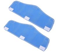 Amosfun 2 pezzi Banda per Sudore del Casco, Accessori per Casco di Sicurezza, Raffreddamento Estivo, Blu, Tessuto Cool in PVA