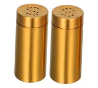 Amosfun 2 pezzi Barattoli Spezie Acciaio Inossidabile con Coperchio Contenitori Condimenti Ermetici per Cucina e Sala da Pranzo Saliera Pepiera Refillabile per Cucina Occidentale