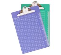 Amosfun 2 Pezzi Cartella Ospedale A5 in Plastico Leggera e Facile da Trasportare per Clinica e Scrittura Verticale Clip Portablocco per Informazioni Mediche