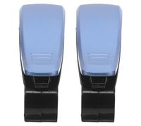 Amosfun 2 Pezzi Clip Occhiali Auto per Parasole Supporto Multifunzionale per Occhiali da Sole e Organizer Biglietti Fissaggio Sicuro e Accesso Rapido Durante la Guida