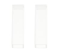 Amosfun 2 pezzi Cuvette in Vetro da Laboratorio per Spettrofotometro Trasparenza Eccellente e Precisione Elevata per Analisi Spettrale