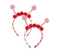 Amosfun 2 Pezzi Fascia Halloween Fascia Per Fasce Per Costume Halloween Per Natale Plastica Rosso