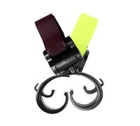 Amosfun 2 Pezzi Gancio per ganci per passeggini Gancio della borsa passeggino appendi borsa gancio per la spesa Gancio per sedia a rotelle per sedia a rotelle portaborse il tessuto