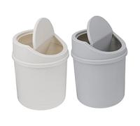 Amosfun 2 Pezzi Mini Trash Can da Scrivania con Contenitore per Rifiuti da per Cucina e Studio