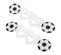 Amosfun 2 Pezzi Occhiali da Calcio Design Unico e Leggeri per Coppa del Mondo Forma di Cuore America per Eventi Sportivi e Appassionati di Calcio