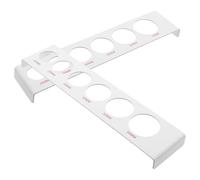 Amosfun 2 Pezzi Righello di Misurazione per Ciliegie in Plastica Bianca Misurazione Accurata e Portatile, Strumento per Classificazione della Frutta in Frutteti e Mercati