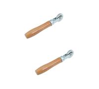 Amosfun 2 Pezzi Strumento per Riparazione Pneumatici con Legno Roller per Patch Gomme Auto Design con Cuscinetto per Adesione Ottimale e Rimozione Aria e per Riparazioni Pneumatici Auto e