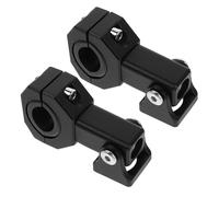Amosfun 2 pezzi Supporto Specchietti Retrovisori Staffa Resistente per Fari e Luci Supplementari Scooter Elettrico Installazione Facile