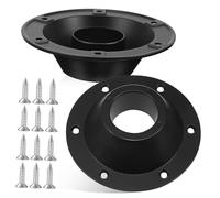 Amosfun 2 pz alluminio Rv Tavolo Base Montaggio a filo e a pavimento Camper Table Leg Staffa di ricambio stabile per camper e camper