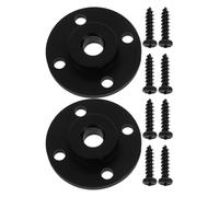 Amosfun 2 Pz Asta Microfonica Mini Manico Portalampada Di Alta Qualità Accessori Microfono Portalampada a Morsetto Racchette Piccole Ammortizzatore Nastro Adesivo Black Lega Di Alluminio