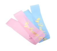Amosfun 2 Pz Cintura etichetta per la futura Decorazione domestica pettine domestico cintura da ragazza fascia premaman per shower da fasciare per shower Stoffa