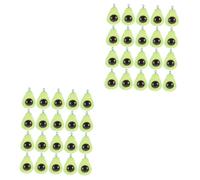 Amosfun 2 Set Ciondoli Avocado Resina Per Gioielli Diy Charms Colorati E Luminosi Per Braccialetti Orecchini E Accessori Handmade 20 Pezzi*2