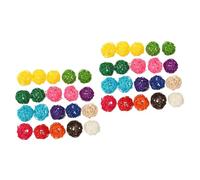 Amosfun 2 Set di Accessori Versatili in Rattan per Lartigianato in Vimini per Decorazioni per La Casa E per Le Feste 20 Pezzi * 2
