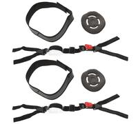 Amosfun 2 Set Kit Protezione per Casco di Sicurezza, Rivestimenti Casco Antinfortunistico, Nero, Gomma/nailon/abs, Assorbimento Sudore, per Manutenzione e Lavorazioni Meccaniche