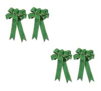 Amosfun 2 Set Nastro di Raso Verde Archi Arco St Patricks Day Accessories San Patrick Day Accessori Fiocco Appeso di San Patrizio Via Verde Fiocco per Il di San Patrizio 2 Pezzi*2