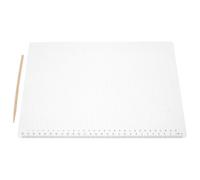 Amosfun 2 Set Righello Linee Rette in Plastica, Set di Righelli, 0,9cm di Distanza, 30 Griglie, per Calligrafia e Journaling, per Studenti che Sostengono Esami