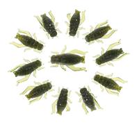 Amosfun 20 Esche da Pesca Morbide Artificiali Realistiche Esche da Pesca Riutilizzabili Portatili per Laghi e Fiumi Leggere Compatte